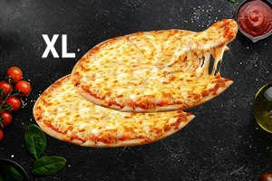 פיצה יוונית XL (קלמטה+עגבניות+בולגרית)